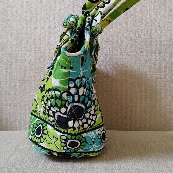 Vera Bradley Ruffle Lily Bag in Limes Up Pattern - Picture 2 of 11